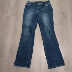 Maurices Blue Flare Wide Leg Jeans
